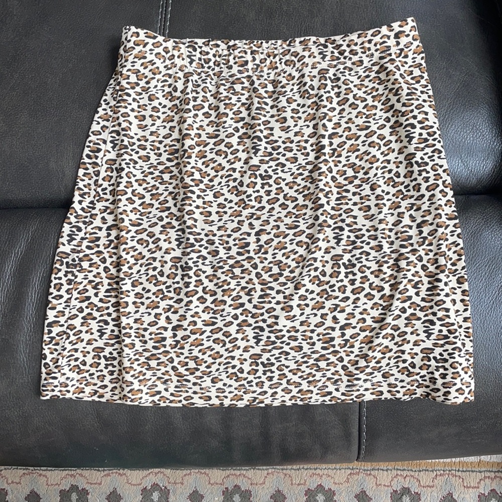 Shein Cheetah print skirt